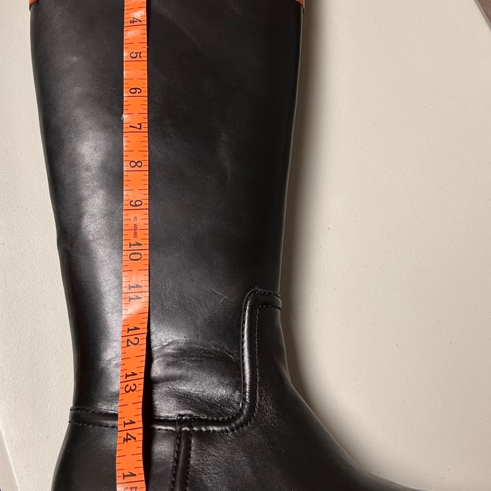 Vince Camuto Wide Calf Leather Riding Boots Andalian Women’s Size 6.5 - Picture 7 of 12